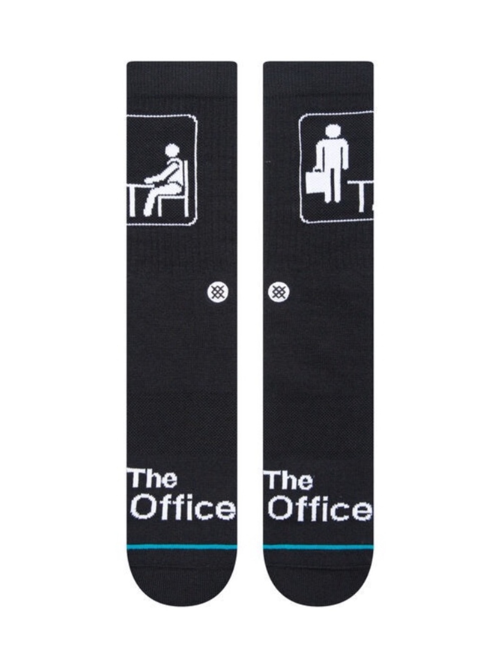 STANCE The Office Intro Black Socks Dunder Mifflin Adult Men’s Medium 6-8.5